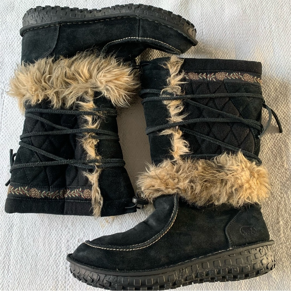 SOREL 10 black boots